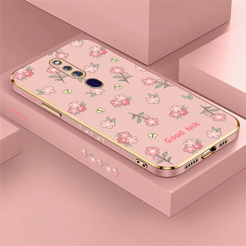 Case For infinix Tecno Pova 6 Pro 5G 6 Pro 5G 5 4 3 2 Pro Soft Plating Flower Pattern Cover For infinix Tecno Pova Neo 2