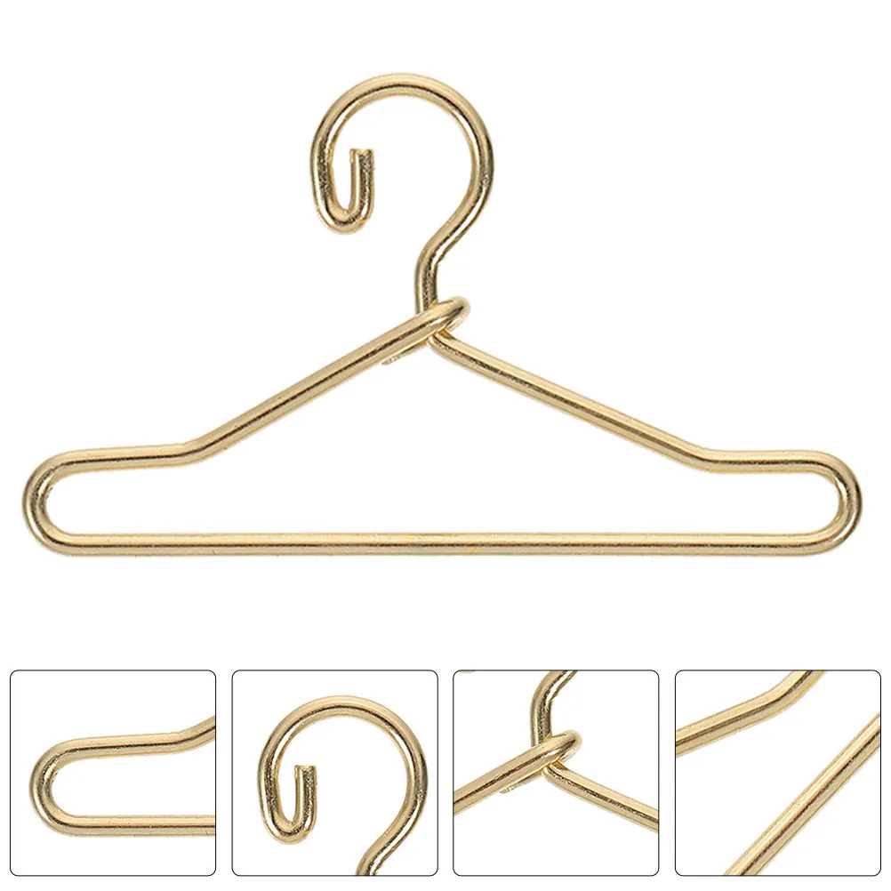 

45Pcs Mini Clothes Hangers Miniature Closet Accessory Clothes Storage for Mini House Wardrobe Organization Small Hangers