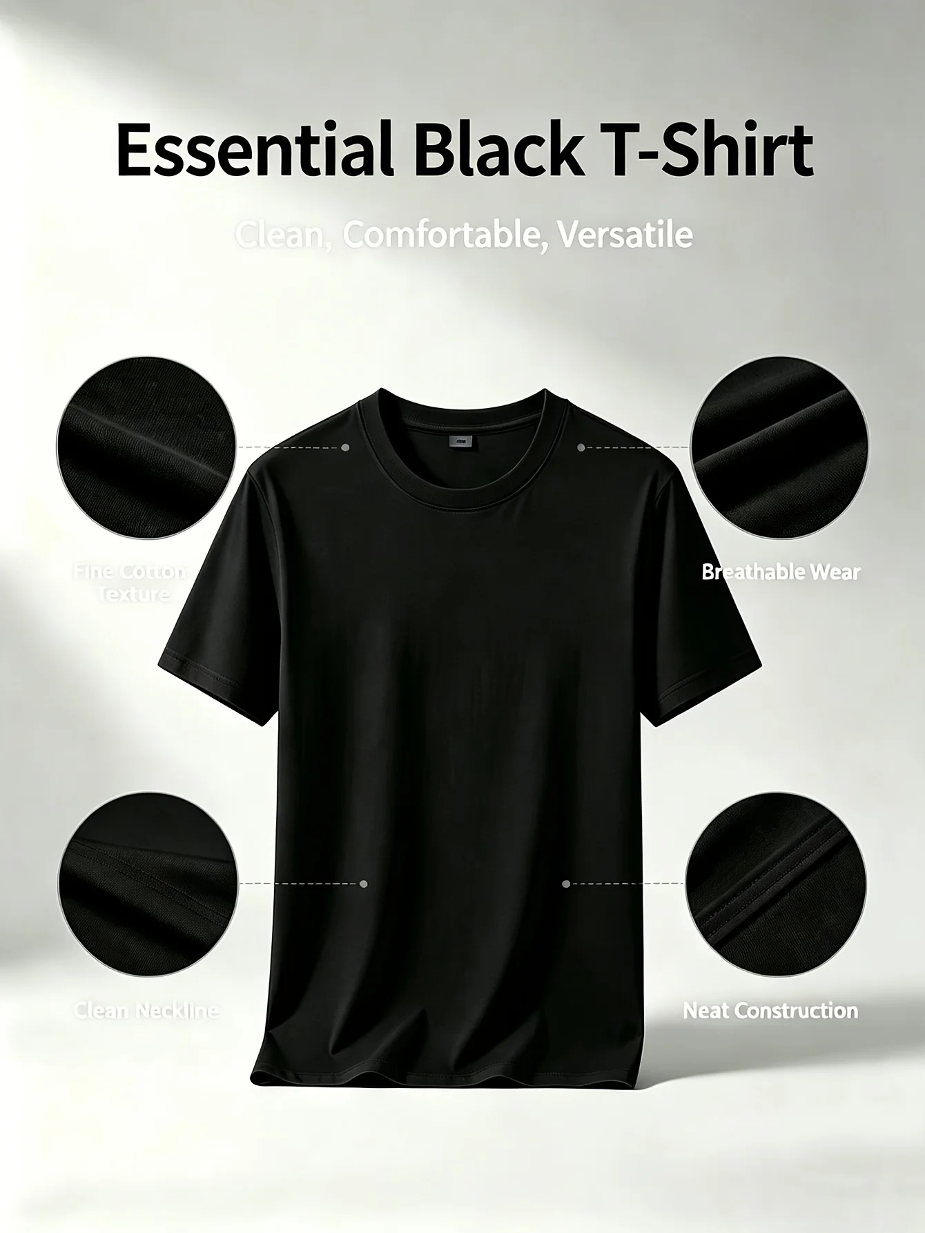 Black Cartoon Turkey Text T-Shirt, Boys' Short Sleeve Crew Neck Pullover Casual Wear T-Shirt