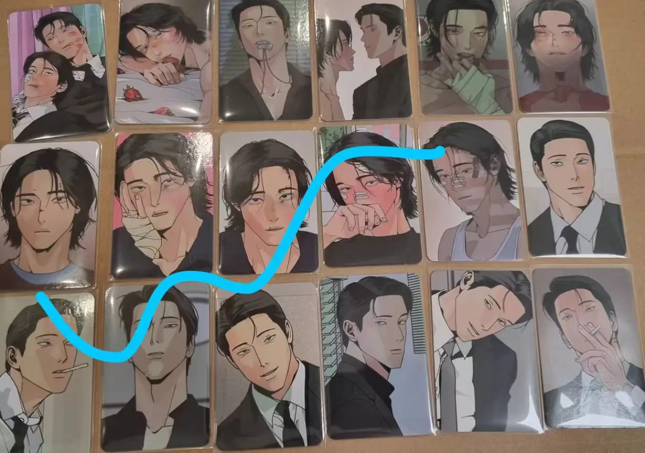 Pyeong Hwa In Cheol Master peace keyring pendant Acrylic stand cards badge Lezhin official goods In stock image 3