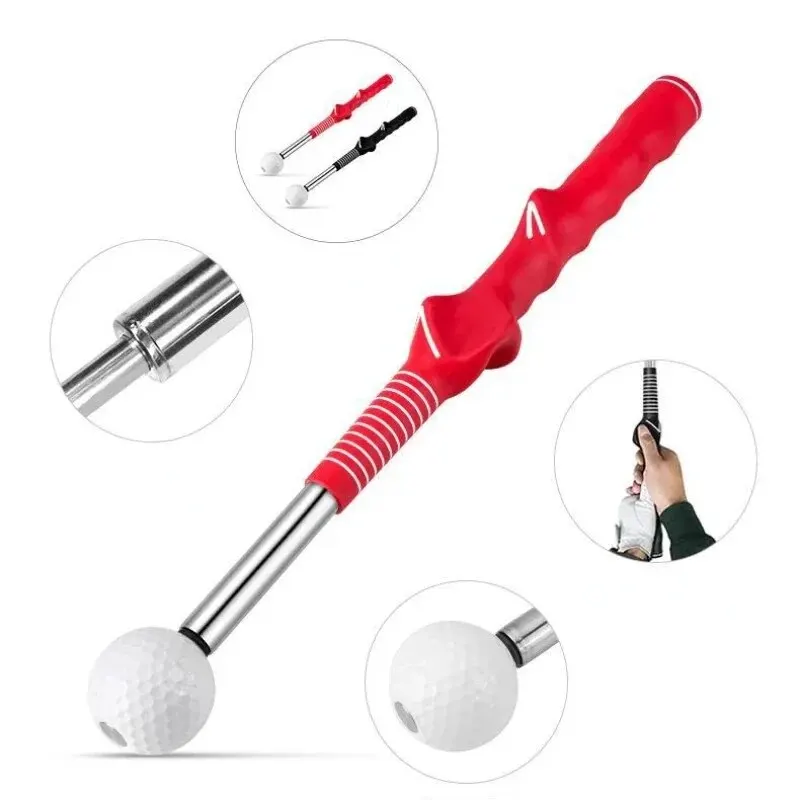 PGM Golf Retractable Swing Practice Stick Indoor Sound Assistant Practitioner HGB022