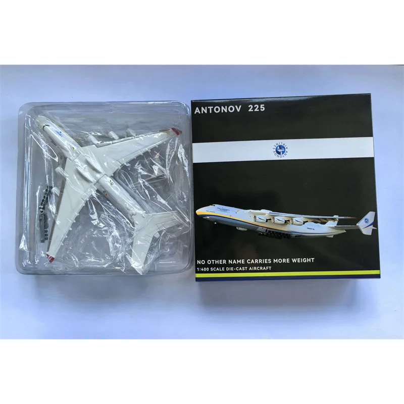 2026 New 1/400 Scale 20CM Diecast Metal Alloy Ukraine Antonov An-225 "Mriya" Airplane Model Replica Model Toy Collection Display view 4