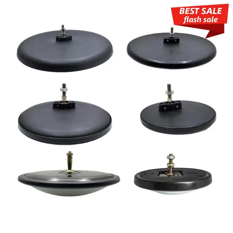 

Truck Large Round Iron Rearview Mirror Front Floor Mirror Reverse Blind Spot Mirror with Screw Type