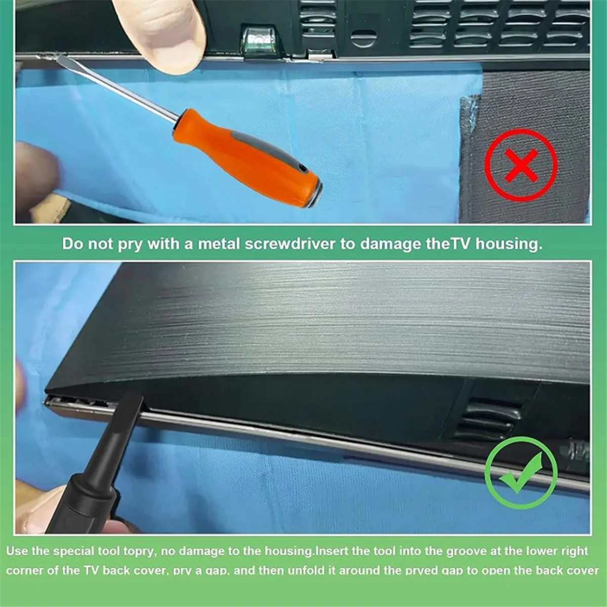 ไขควงอเนกประสงค์สำหรับ BN81-14946B BN81-12884 Samsung LCD TV สีดำ