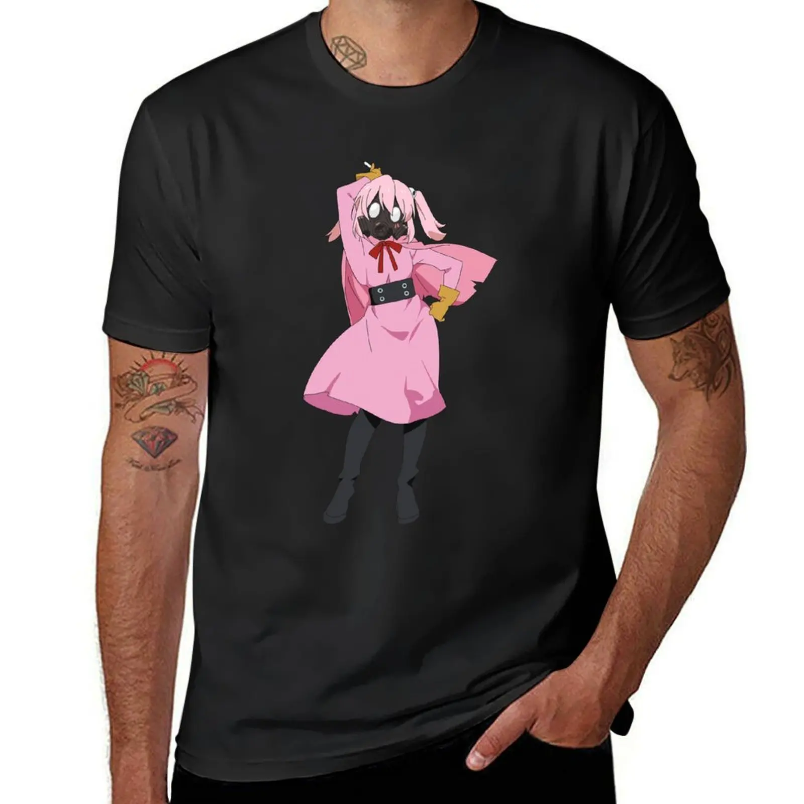 

Pink Mahou Shoujo Magical Destroyers T-Shirt Short sleeve tee sweat Men's clothing