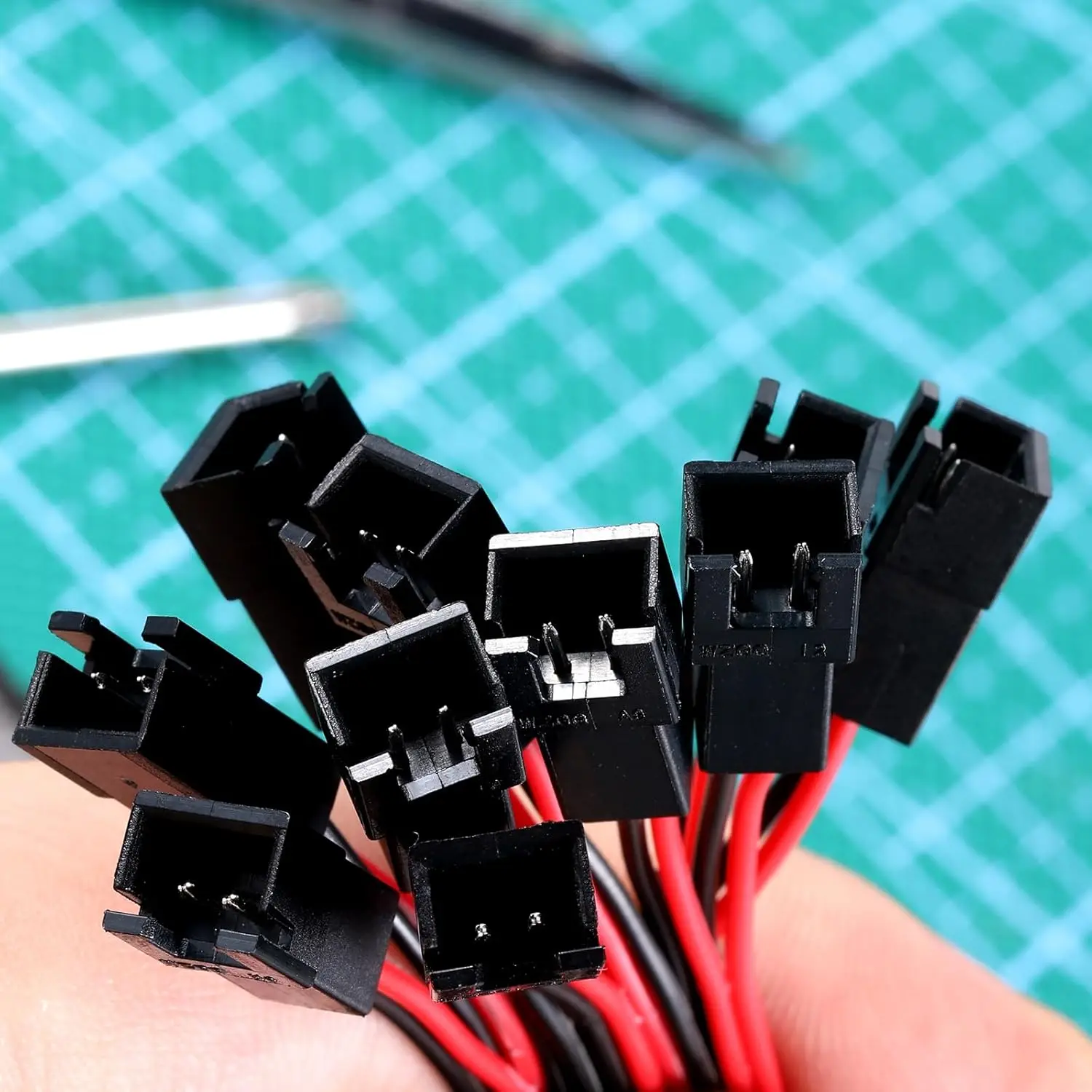 3/5/10 قطعة أجزاء طابعة ثلاثية الأبعاد Hotend مروحة التبريد كابل التوصيل الموازي 2pin XH2.54 محطة أنثى إلى ذكر موصل خط