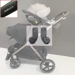 Adaptador de carrinho para Cybex Gazelle S Pushchair, Aton Cloud, Q, Z +, Car Seat Converter, Buggy Basket Connector, Baby Pram Acessórios