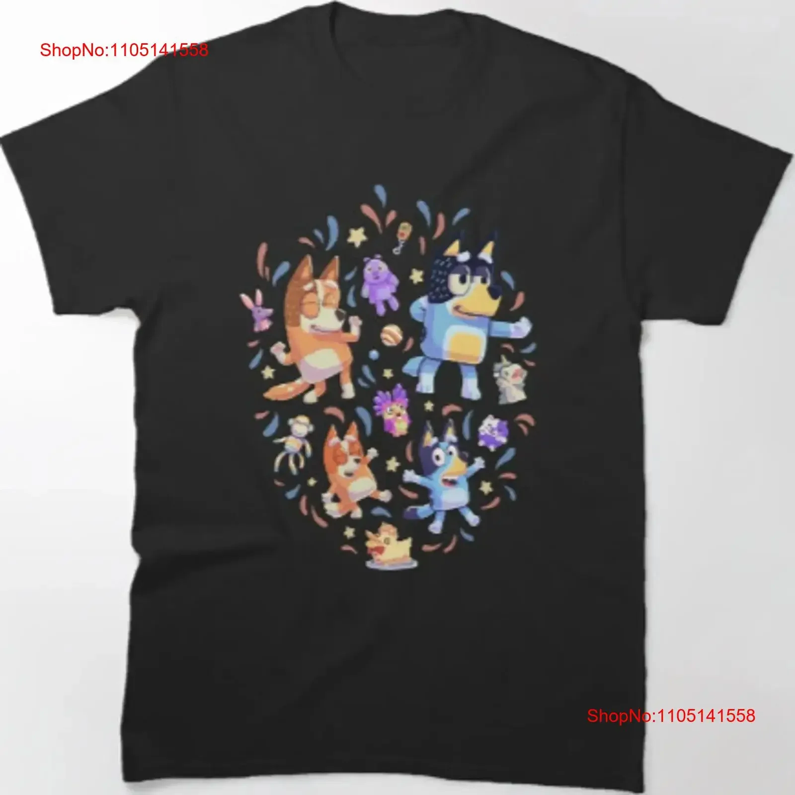 Dance Mode Bingo Bandit Chilli Heeler Classic T Shirt vintage Washed streetwear Soft Unisex fashion Breathable Stretched