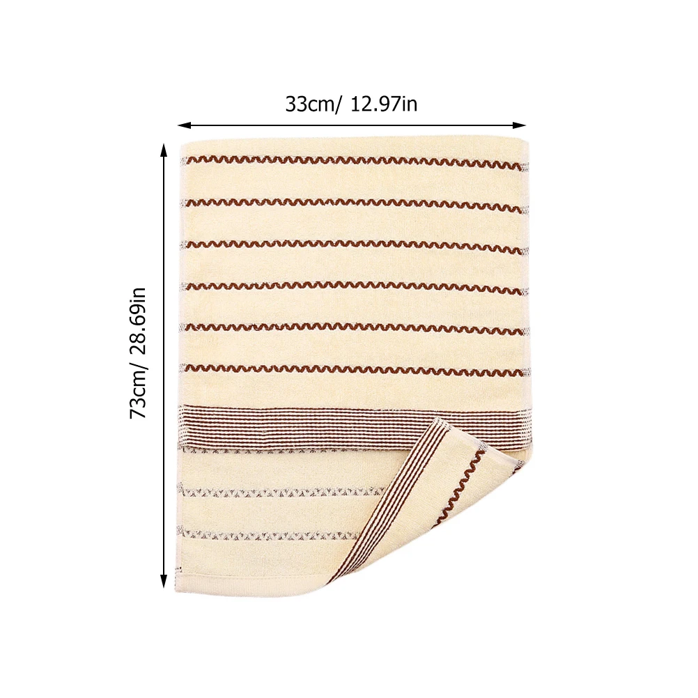 

Wavy Towel Super Soft Cotton Bath Hand Towels Absorbent Hotel Home Use Premium Weak Safe Comfortable