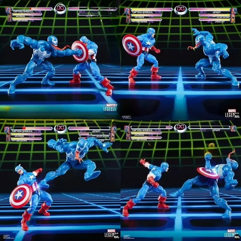 Oferta Especial para Preventa de Depósito de TYCTOYS para la Figura Móvil de Hasbro Marvel Legendary Game Universe: Capitán América VS Venom