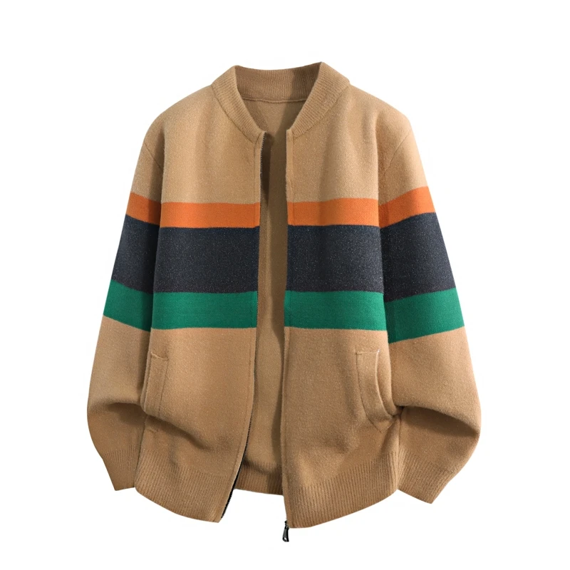 

Autumn/winter New Fashion Trend American Vintage Thickened Warm Knitted Sweater Men's Casual Loose Sports Large Size Sweater