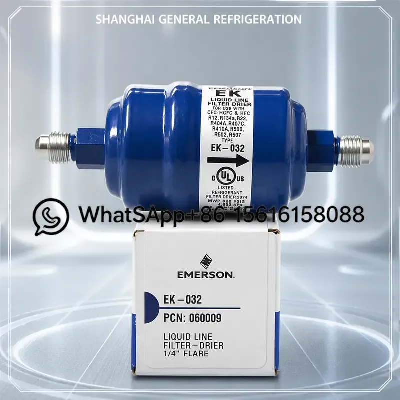 Original EMERSON EK032S EK03 Drying Filter for Cold Storage Refrigeration System Refrigerator Freezer Air Conditioner Core Parts
