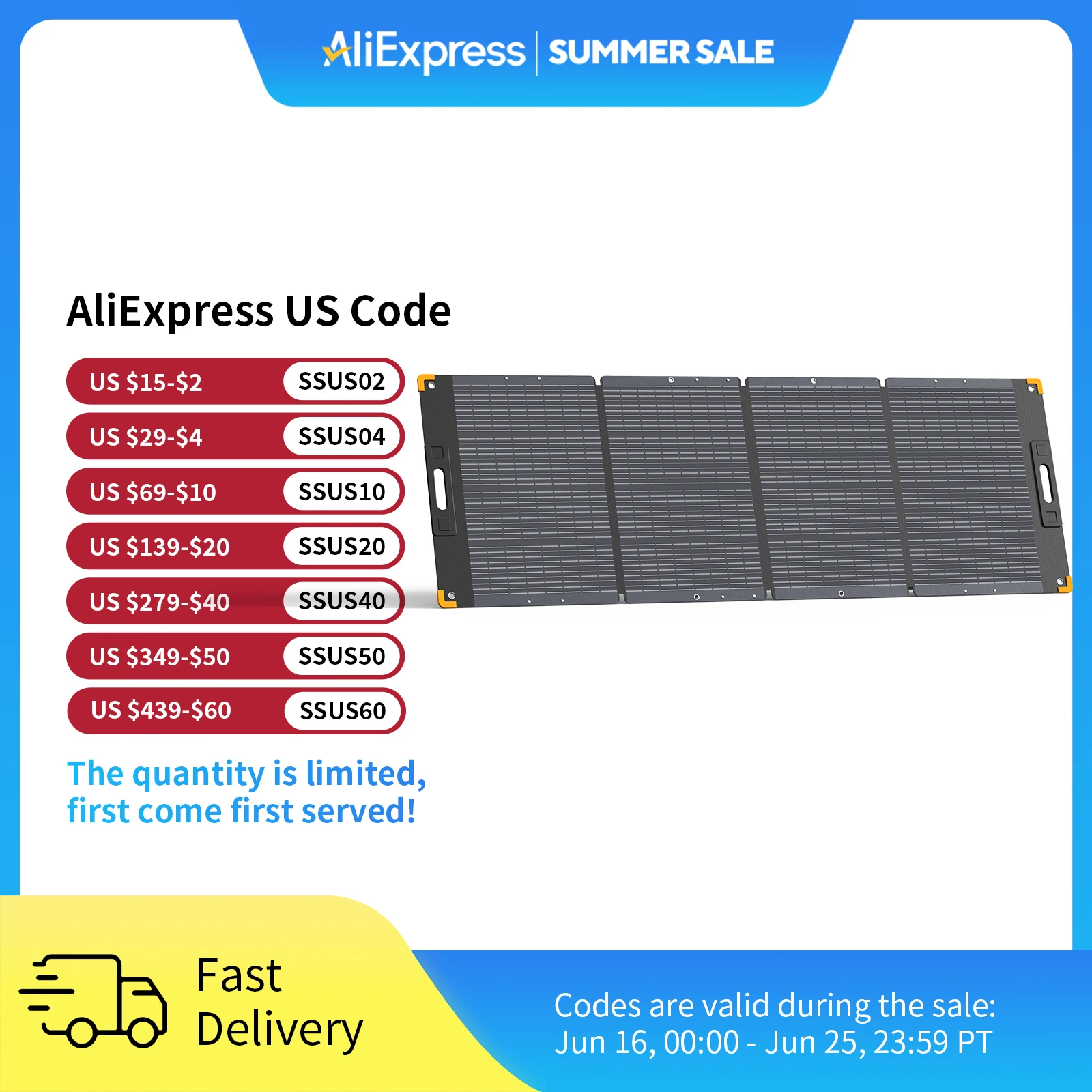 

pecron 300W Portable Solar Panel for Power Station High Efficiency Foldable IP67 Waterproof Power Supply for Camping RV Outdoor