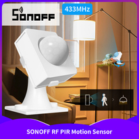 NEW Sonoff Pir Motion Sensor PIR RF Smart Human Body Sensors with adjustable base must work with SONOFF 433MHz RF Bridge to work