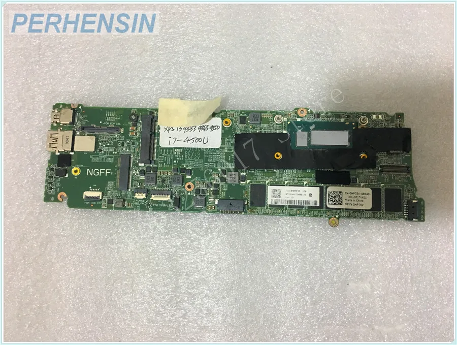 

FOR DELL FOR XPS 13 9333 Laptop Motherboard 8GB i7-4500U HP75V 0HP75V CN-0HP75V DAD13CMBAG0 31D13MB04T0