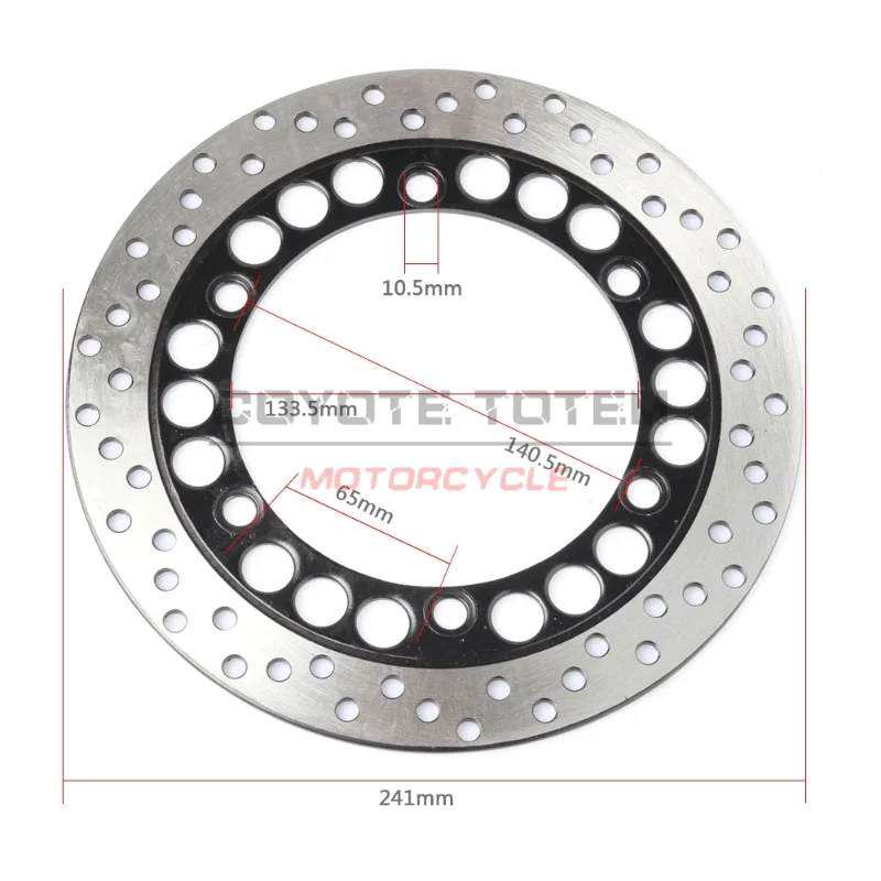 Motorbike front brake disc for Yamaha YBR 125 YBR 125 2002 2003 2004 2005 2006