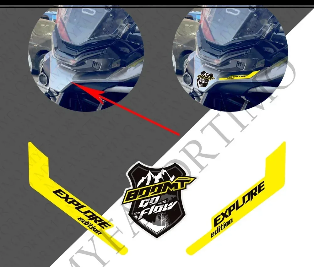 Fit CFMOTO CM stiker deflektor angin, bantalan tangki 2022-2024 genggaman lutut layar angin