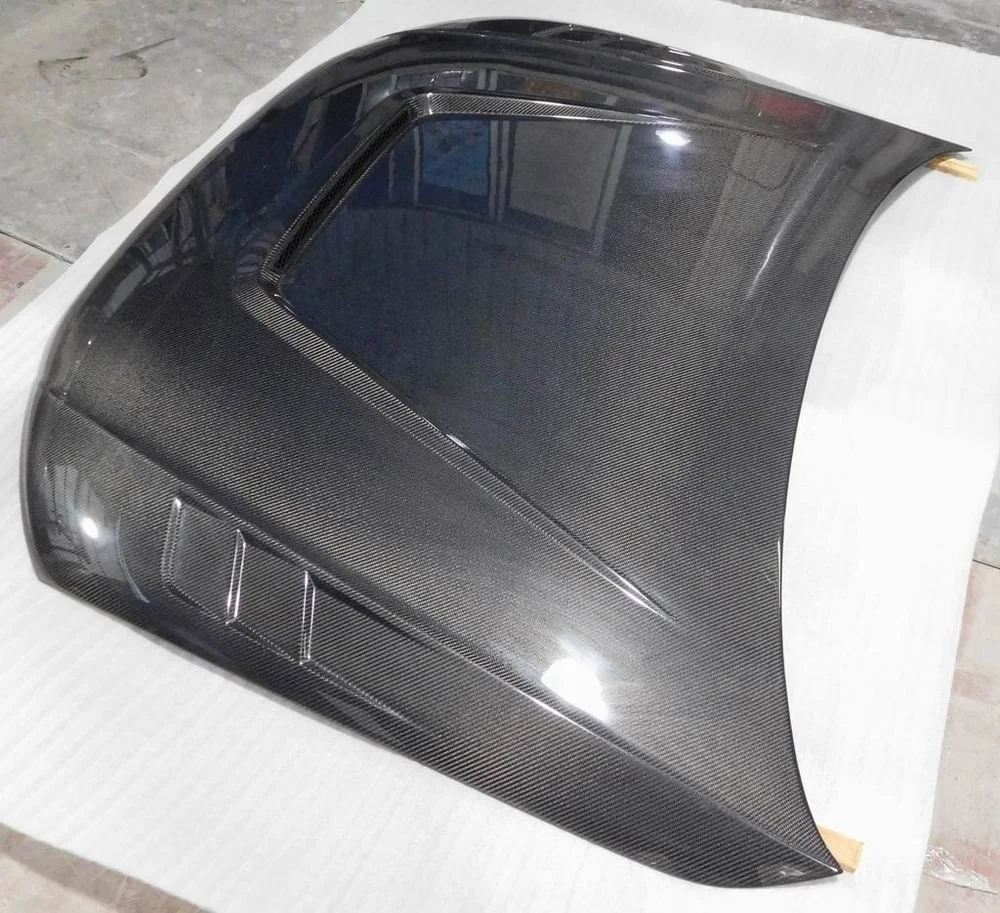 غطاء محرك السيارة من ألياف الكربون على طراز AT غطاء محرك السيارة لـ A4 B8