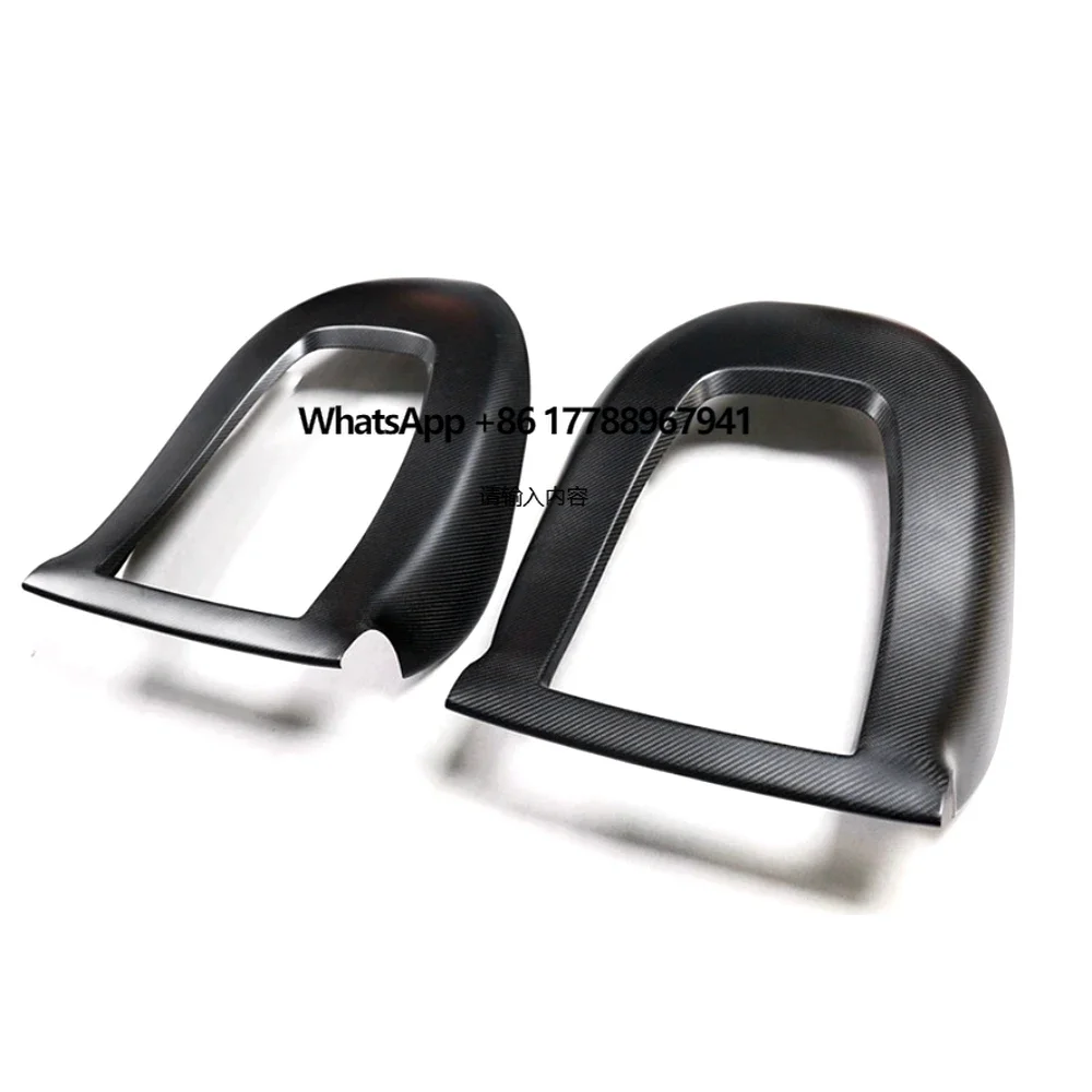 

Dry Carbon Fiber Cover for Model 3 2019 2020 2021 2022 Matte Gloss Carbon Interior Accessories Seat Back Frame Sticker