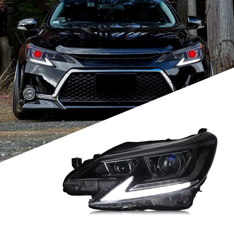 

Suitable for 14-19 Toyota new Ruizhi headlight assembly modified LED daytime running light running water turn signal headlight
