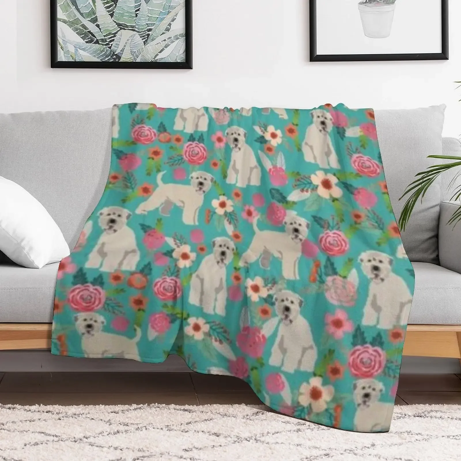 SOFT COATED SWEATHEN Throw Blanket Polar Custom Flannel For Baby Blankets