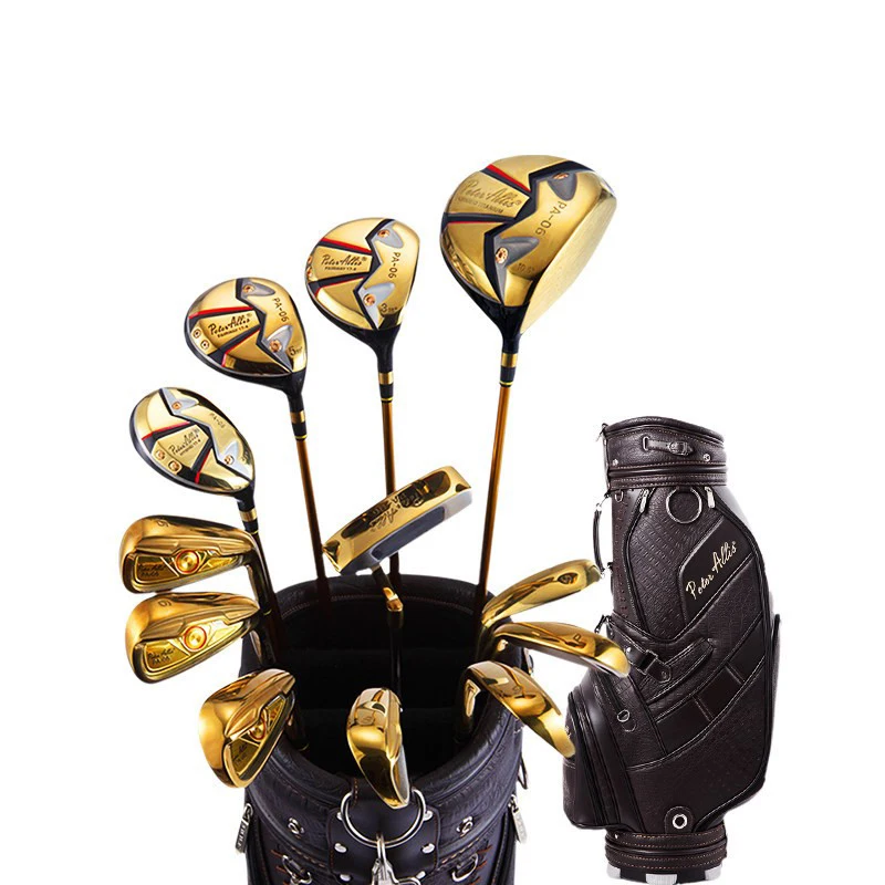 

Japanese Golf Set OEM Men Women Complete Set of Clubs Golden Black Color Right Handed Golf Club Set