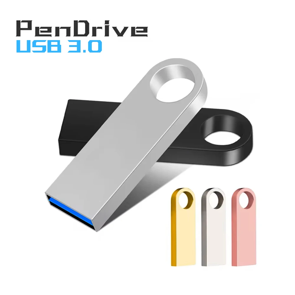 Super USB Pendrive USB 3.0 1TB Metal Cle Memoria USB 512G Pen Drive de alta velocidad USB Flash Drive 2TB Memoria USB Envío gratis de regalo