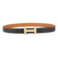 Luxury Brand Leather Belt for Women Designer Alloy Buckle Waist Strap Female Jeans Trouser Dress Waistband 2