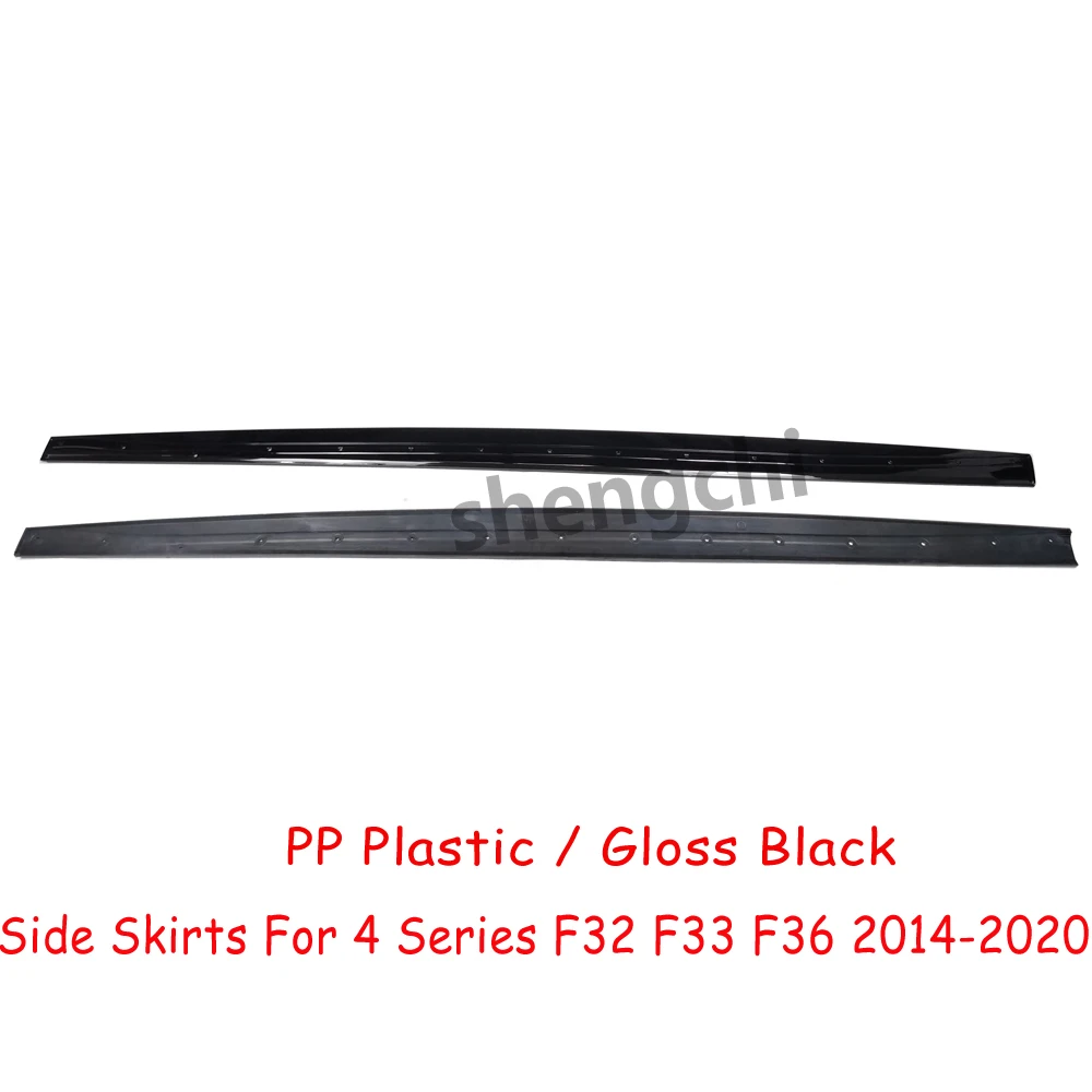 F32 F33 F36 PP gonna laterale in plastica per BMW serie 4 F32 F33 F36 estensioni paraurti laterale kit corpo M Sport 2014-2020