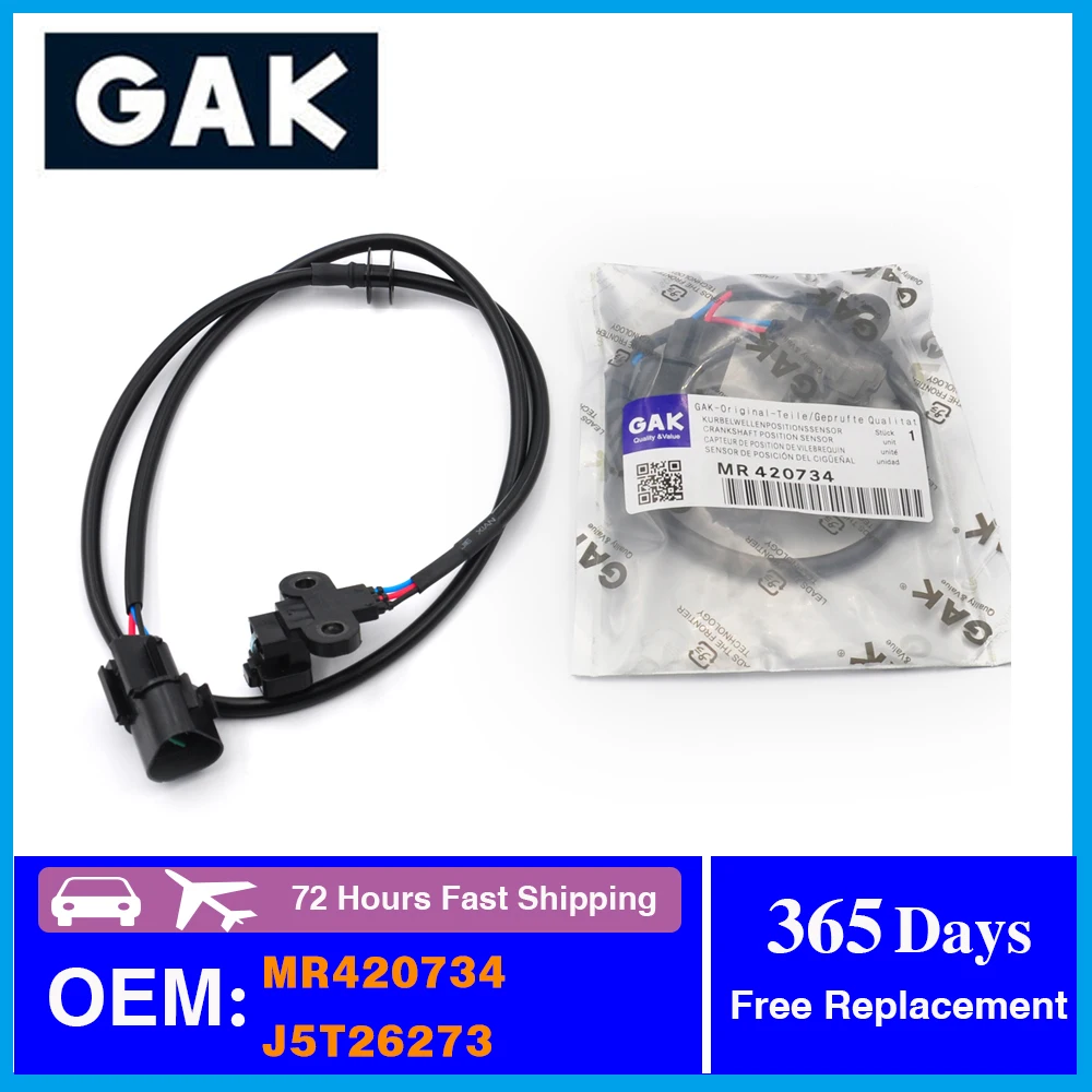 GAK NEW Crankshaft Position Sensor MR420734 J5T26273 J005T26273 For Mitsubishi Carisma Colt Lancer Mirage Space Star 1.3 1.6