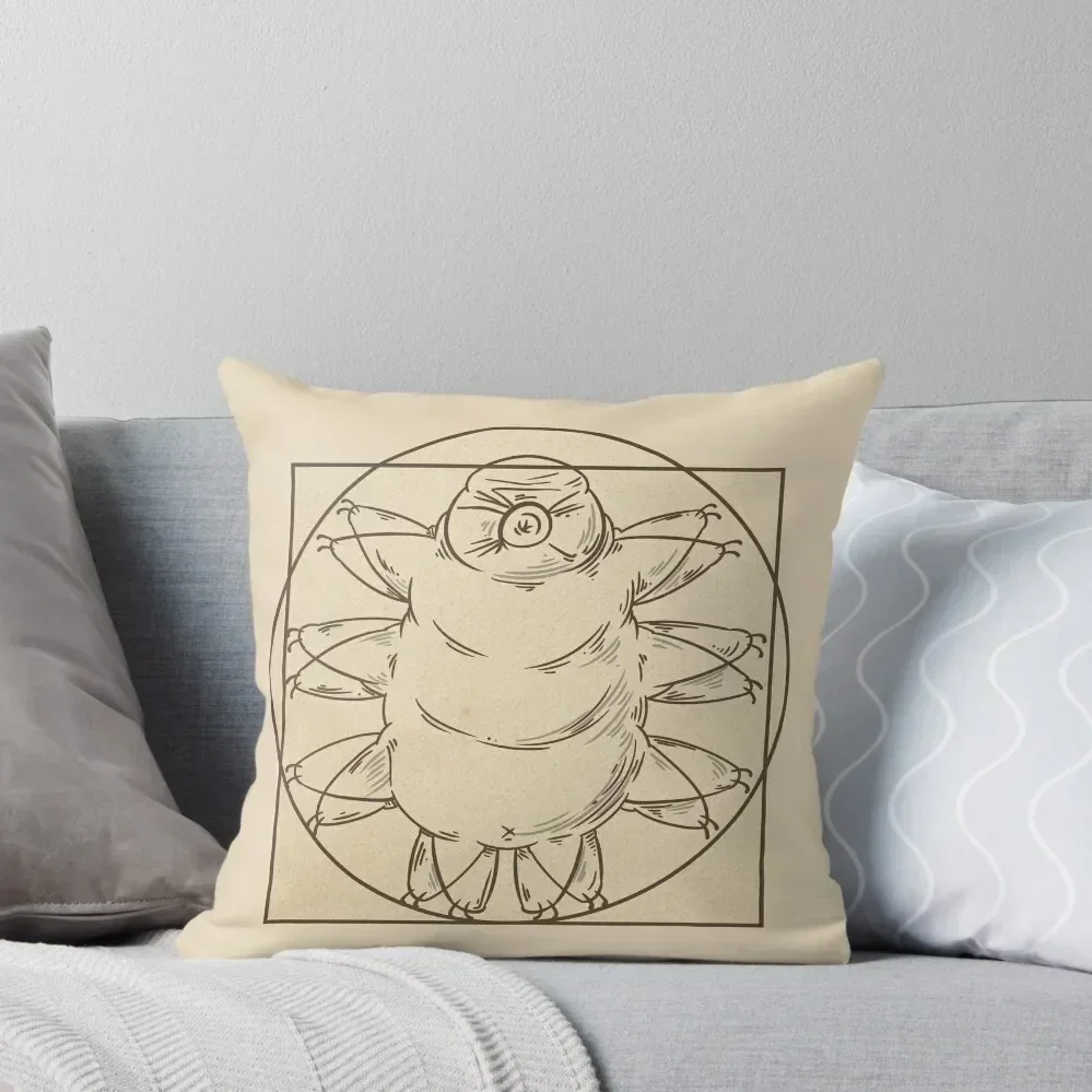 Vitruvian Proportions Tardigrade Throw Pillow Decorative Sofa Cushions Throw Pillow Covers Cushion Child pillow