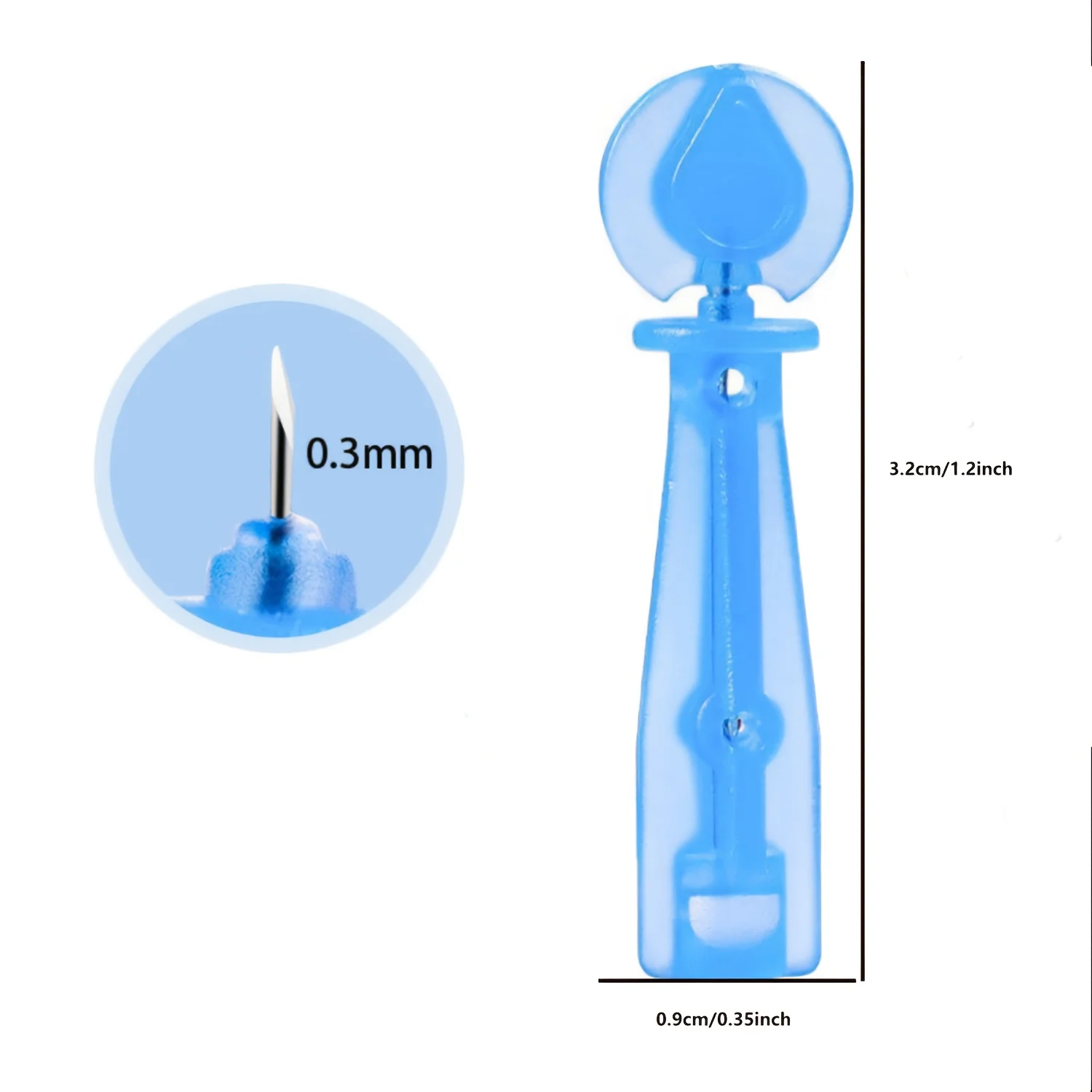 50 قطعة مزيل الرؤوس السوداء القابل للتصرف حب الشباب الإبر أداة إزالة الرؤوس السوداء وتنظيف الوجه الفولاذ المقاوم للصدأ العناية بالبشرة #6