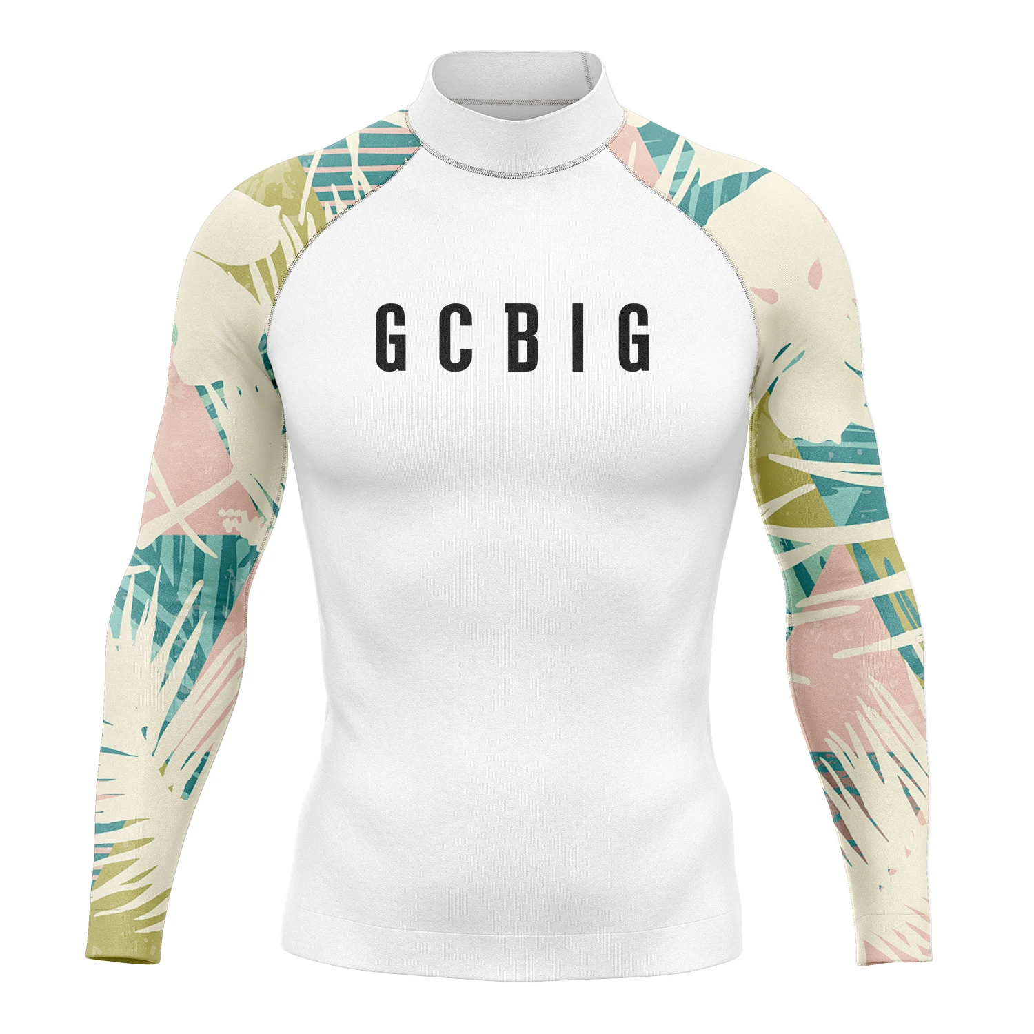 GCBIG Diving suit men's long sleeved surfing suit fashion trend swimwear summer sun protection quick drying split jellyfish suit