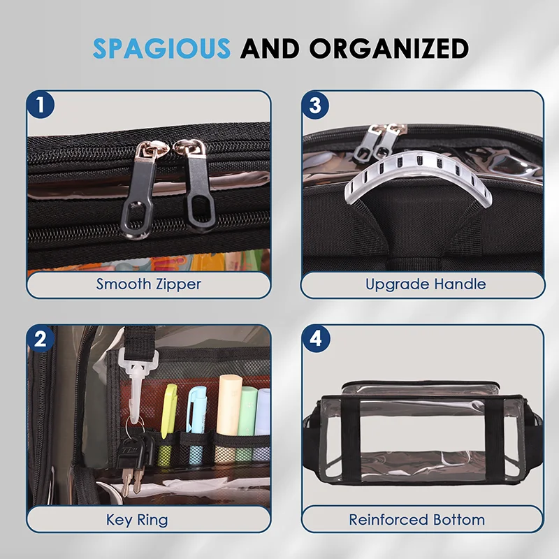 Waterproof Clear Backpack Transparent PVC Beach Cell Phone bag for Travel School Fashion Plastic Bag Large Capacity