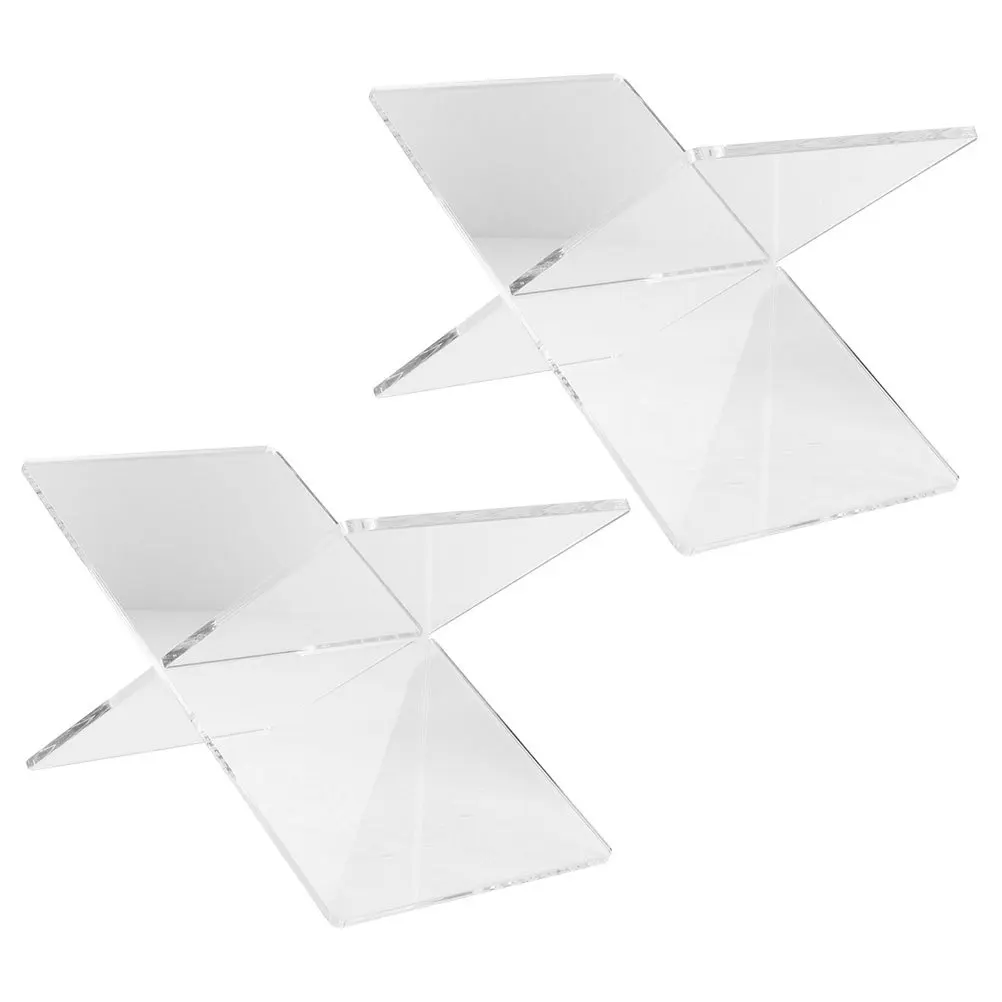 

2Pcs Practical Book Display Stand Stable Base X Shaped Design for Reading Cooking Crafting and Music Scores X Shape Stand