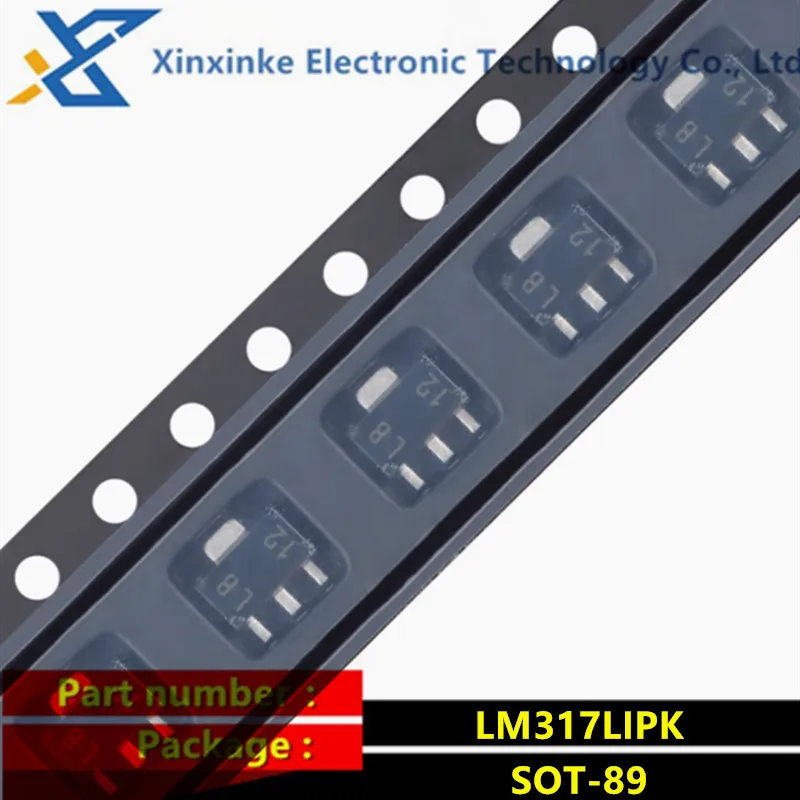 

10PCS LM317LIPK SOT-89-3 Marking：LB Linear Voltage Regulators 3-Pin 100mA Adjustable Vltg Reg Brand New Original