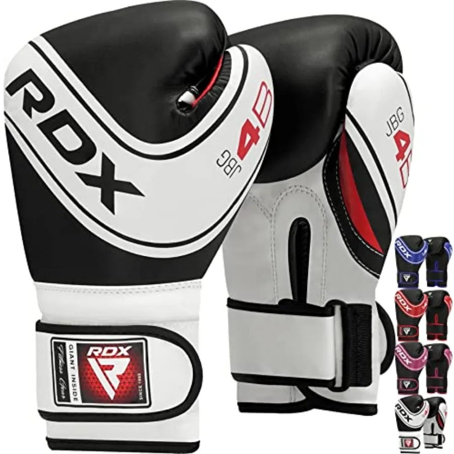 

Boxing Gloves, Junior Training Mitts, Maya Hide Leather Ventilated Palm, Muay Thai Sparring MMA Kickboxing Fighting, Punch Bag