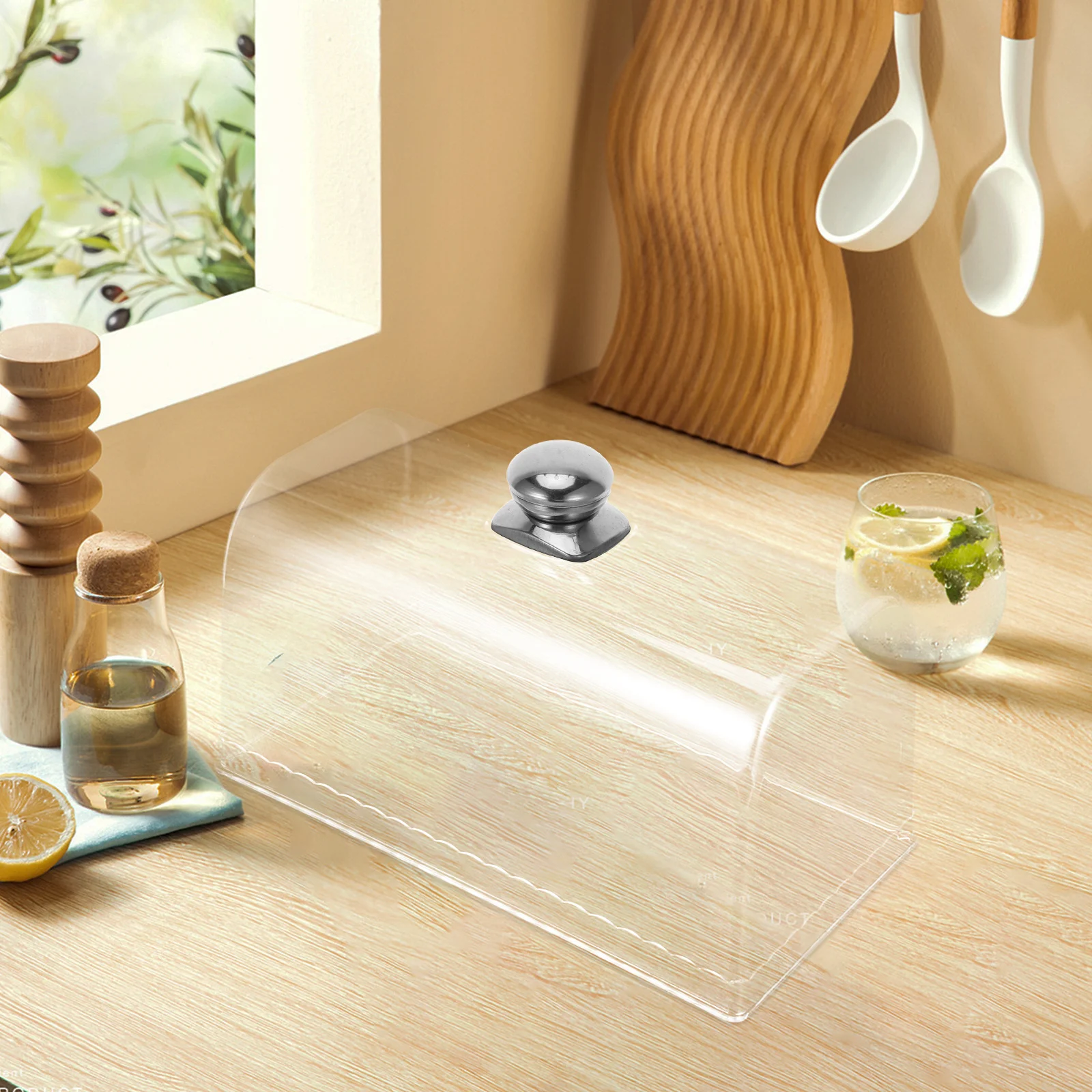 

Clear Dessert Dome Reusable Cake Cover Material Lightweight Portable Resistant Breakage Ideal Home Professional Outdoor Use