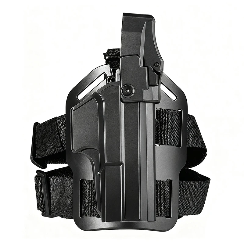 Military-Grade 360° Rotating Polymer Holster Anti-Snatch Quick Draw System Holster For Glock 17/22 Gen 1-5 Durable Lightweight