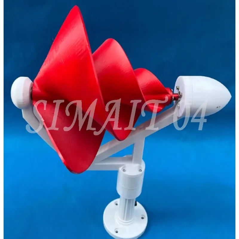 Spiral Wind Turbine Generator Compact Easy to Install for Office Farm School