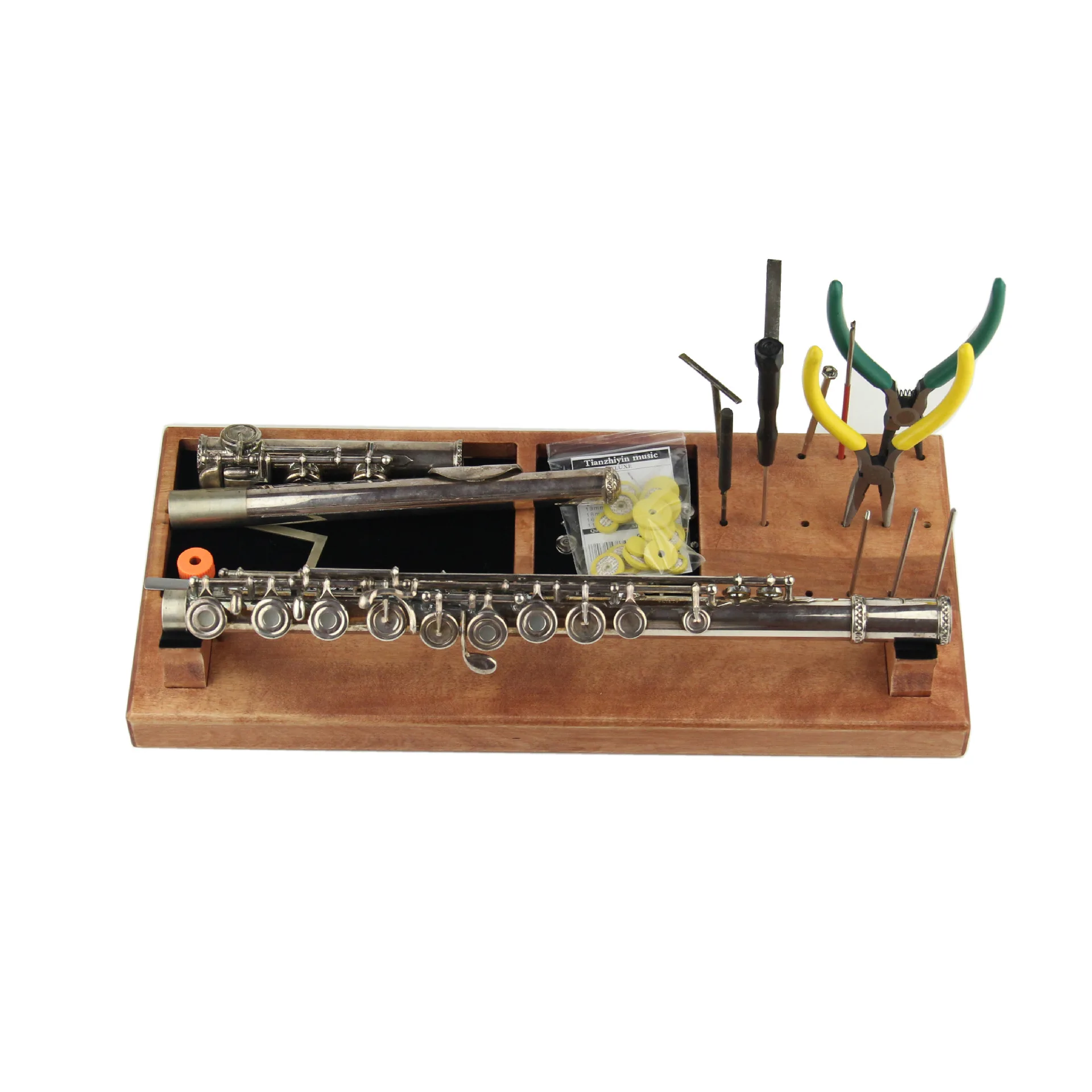 Professional Woodwind Instrument Repair Work Tray For Flute Clarinet Maintenance Screw Pad Storage Workbench Tool