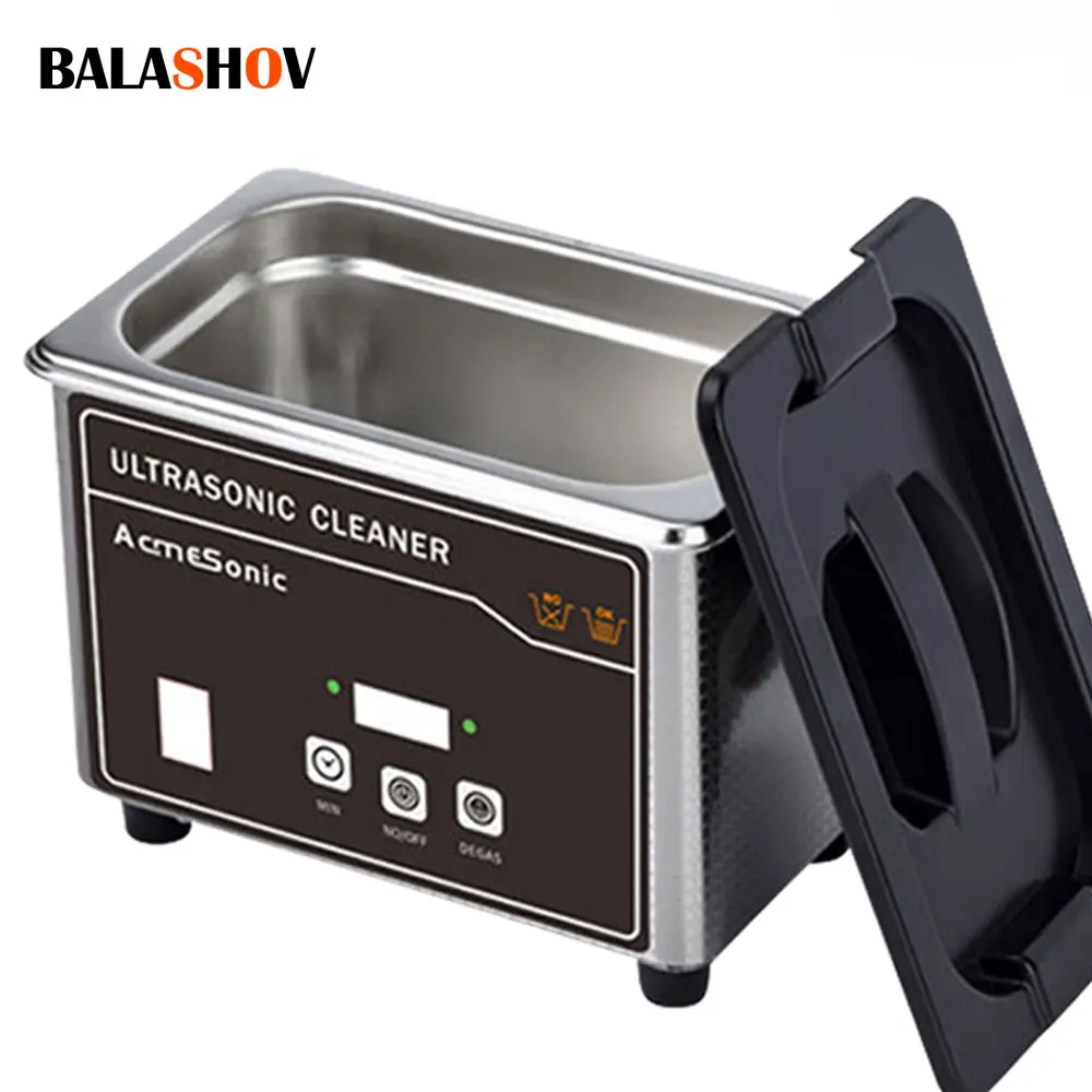 

800ml Ultrasonic Cleaner Sonic Equipment Clean Metal Parts Glasses Manicure Stones Cutters Dental Razor Parts Ultrasound Sonic