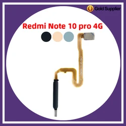 Orijinal Xiaomi Redmi için not 10 Pro 4G parmak izi sensörü tarayıcı dokunmatik kimliği bağlayın anakart ev düğmesi Flex kablo