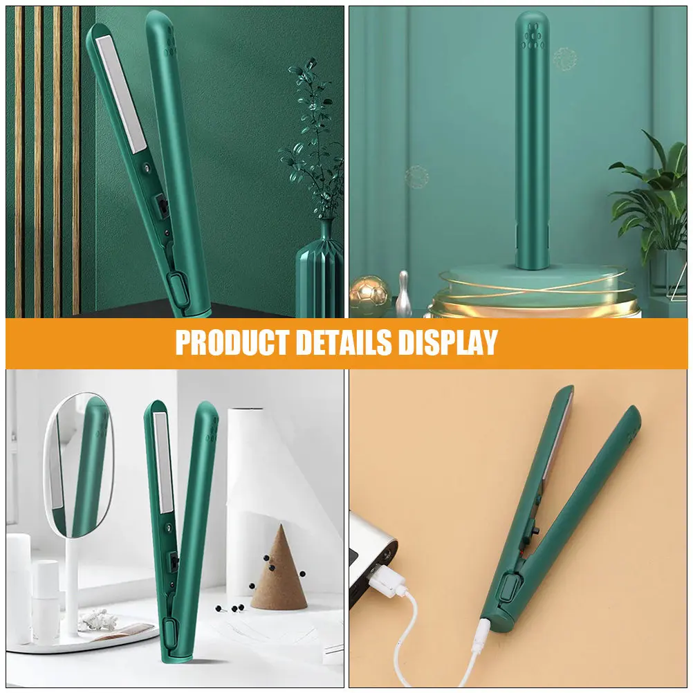 

USB Powered Hair Curling Iron for Women Portable Styling Tool with Fast Heating Feature Compact Design for Travel and Daily Use