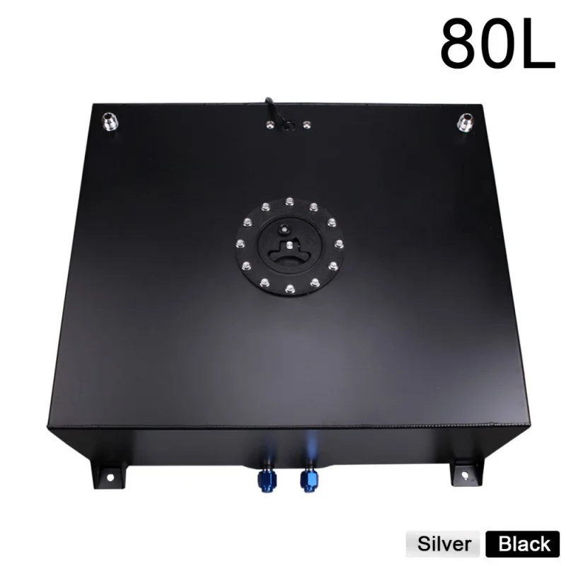 Aluminum Square Fuel Tank Universal Plastic Cap for Auto Modification Parts 80L Racing Fuel Tank Plastic Cap with Sensor