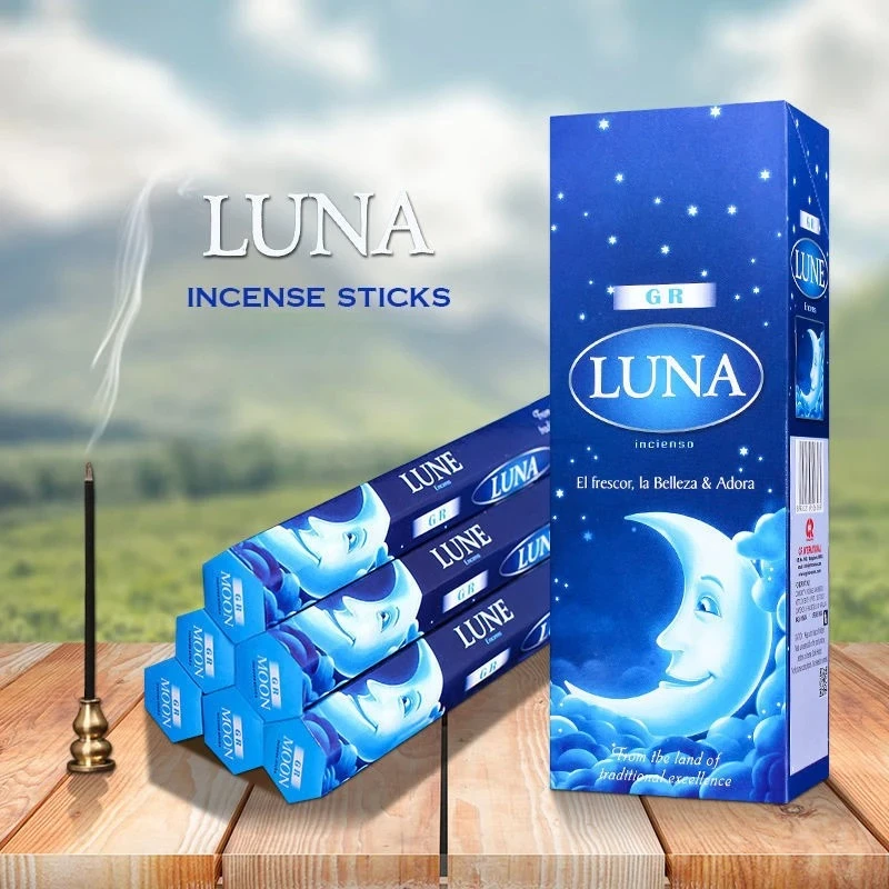 1 Small Box of 20 Indian Incense Sandalwood Home Bedroom Toilet Toilet Agarwood Hidden Incense Thread Aromatherapy Long-lasting