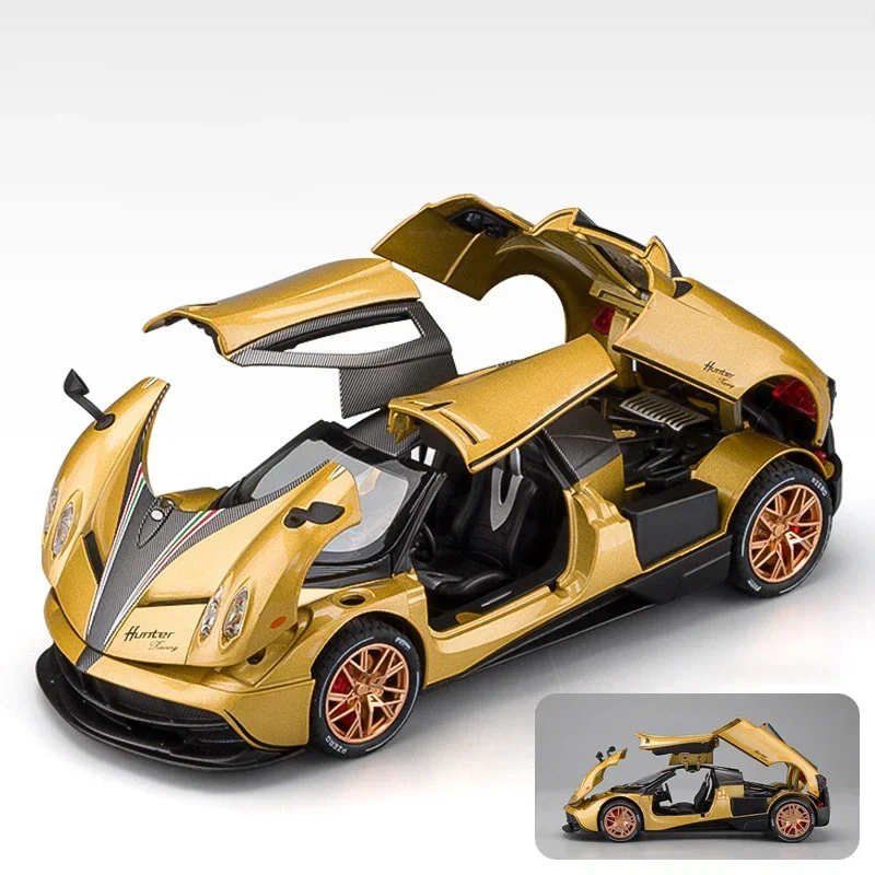 1:22 Pagani Huayra Dinastia Supercar Alloy Car Toy Car Metal Collection Model Car Sound And Light Toys For Children