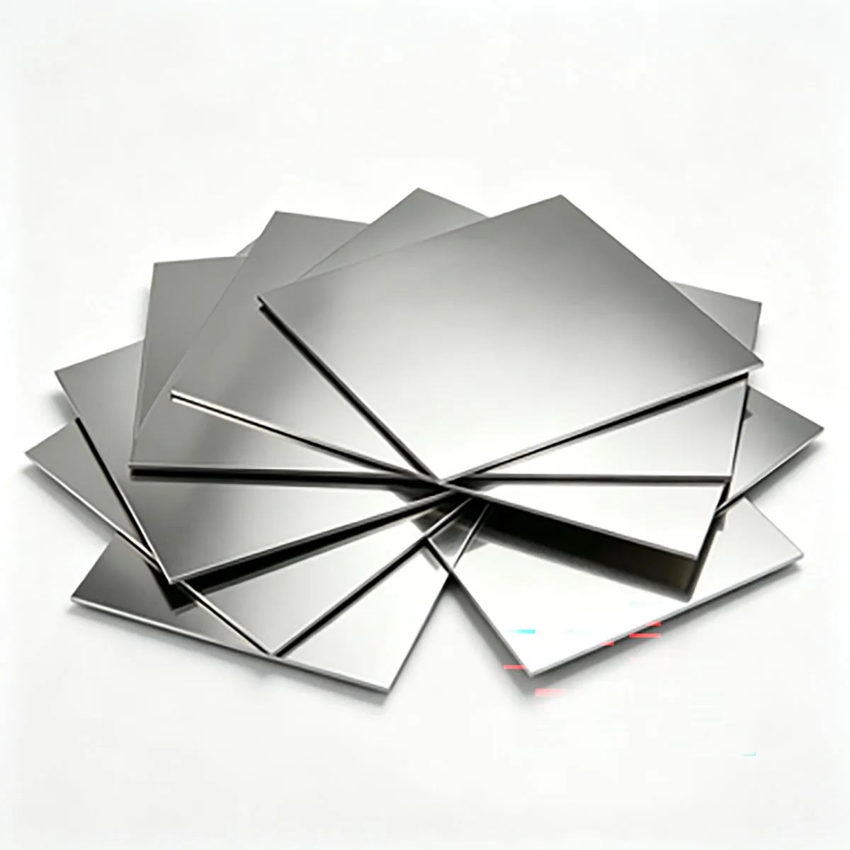 0.3-1mm Zero Cut Flat Sheet 1-5Pcs Width 100~400mm 304 Stainless Steel Thin Plate