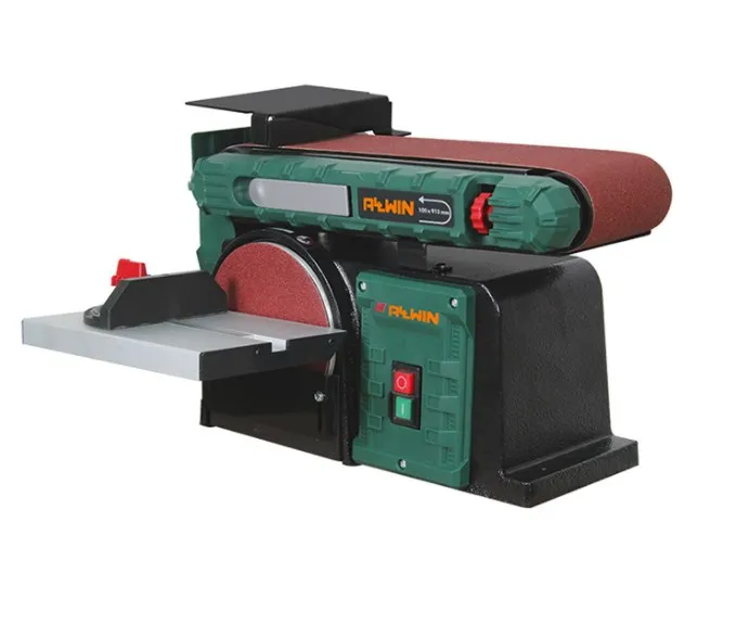 750W Belt Sander 150mm Disc Sander Versatility Bench Grinder Machine