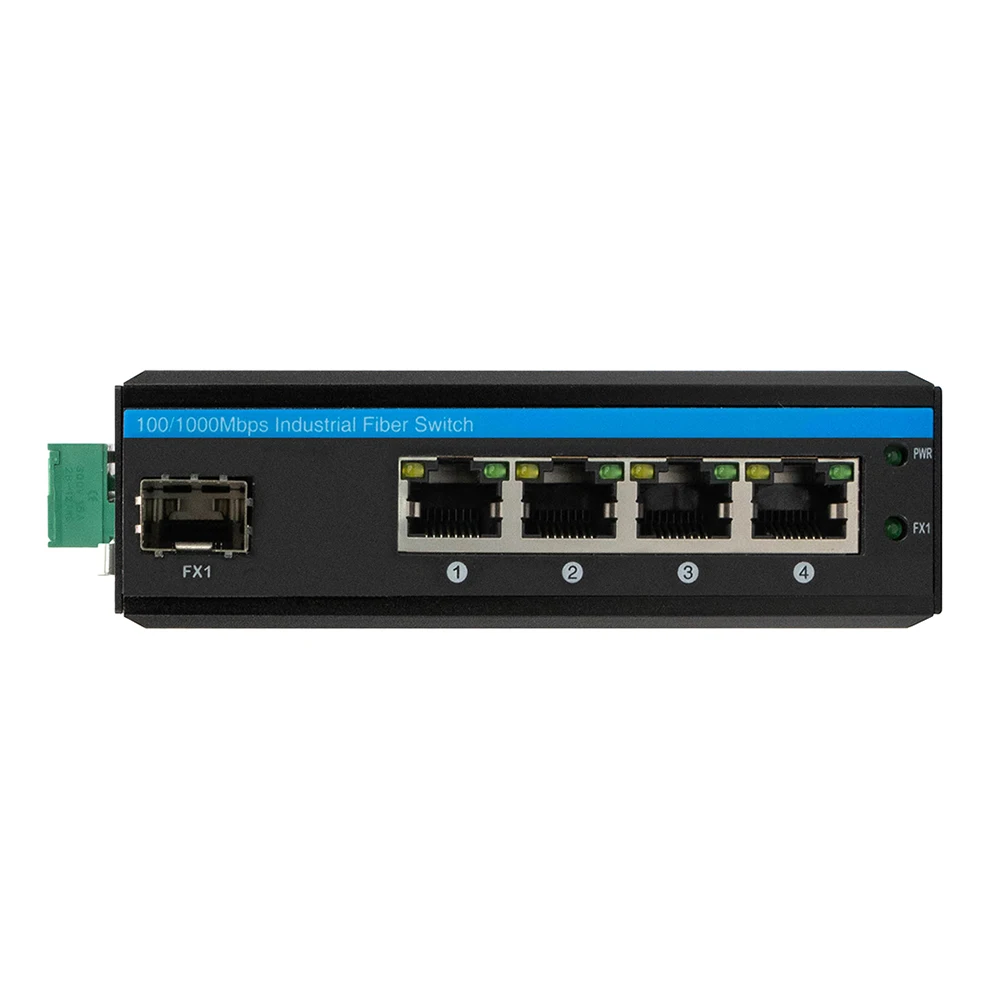 

2026unique IP40 Rated Gigabit Fiber Network Unmanaged 5 Port MPPT Outdoor Solar CCTV PoE Switch
